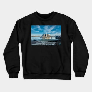 River Thames Scene Crewneck Sweatshirt